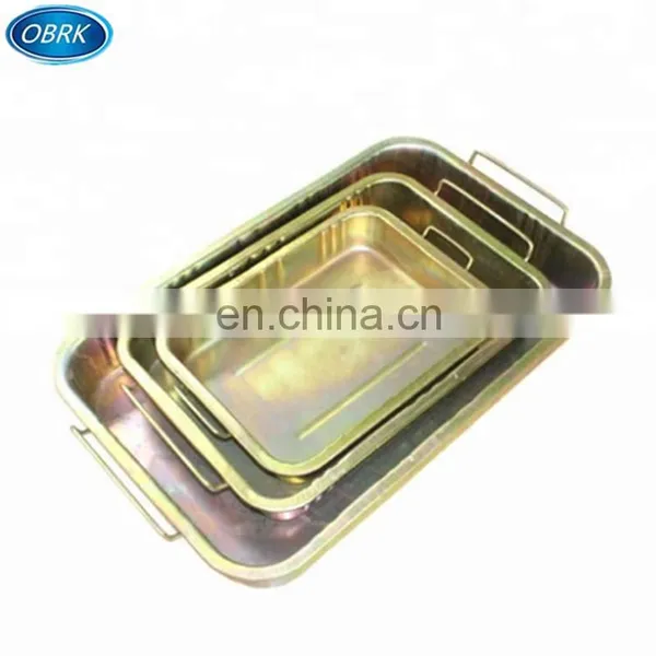 Factory Price Hot Sale High Quality Other Vehicle Repair Tools Auto Part Metal Waste Oil Drain Pan Wash Clean Oil Basin in China photo-2