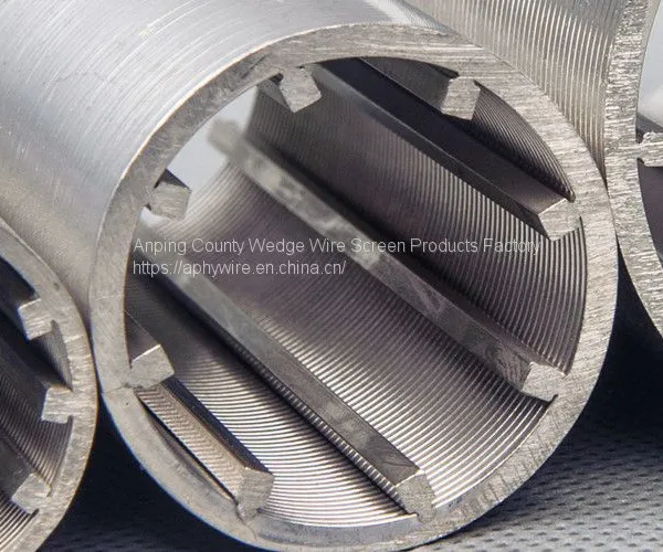 Woven Wedge Wire Water Well Screen Pipe, Wire Wrapped Johnson Filter Screen Tube photo-3