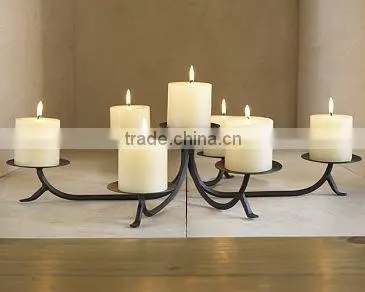 5 Candlestick Candelabra With Fruit Basket photo-2