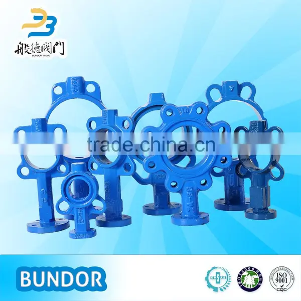 China Tianjin Water PN16 PN10 DN50 DN65 DN100 DIN ANSI Class150 Worm Gear Wafer Type Butterfly Valve photo-2
