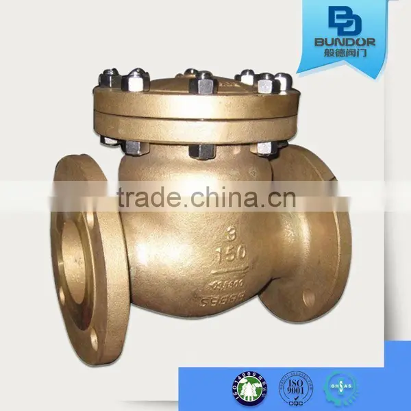 Brass ANSI 1/4" Double Flange Swing Check Valve Price photo-5
