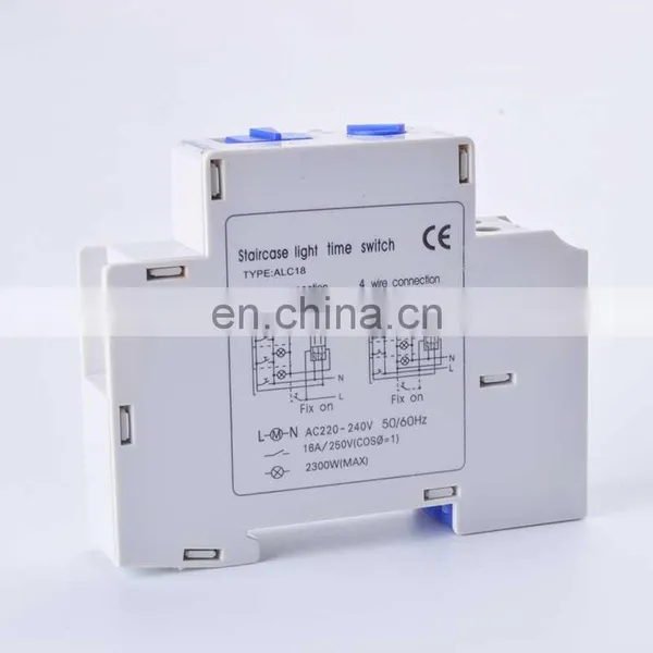 ALC18 Din Rail Staircase Lighting Timer Switch Timer Relay 220VAC 16A Used for Corridor Lighting Mechanical Din Rail Timer photo-3
