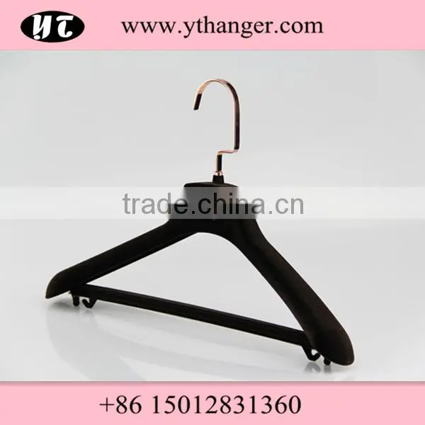Plastic Top Hanger Customize Logo Velvet Flocked Hanger photo-3