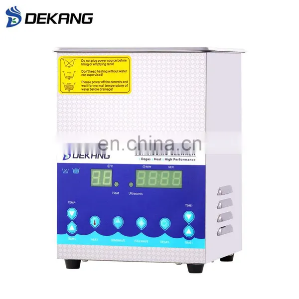 2L Best Digital Double Frequency Ultrasonic Cleaner for Jewelry Cleaning photo-3