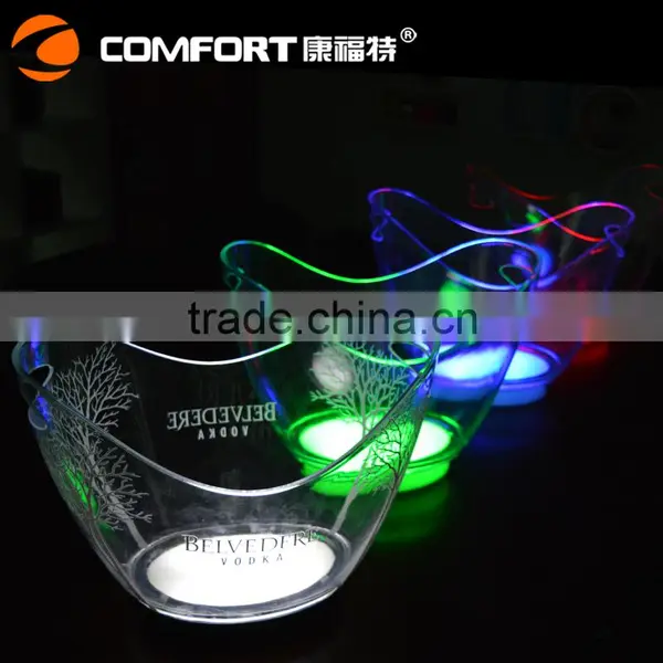 China Factory Bar Used Led Lighting Ice Bucket photo-2