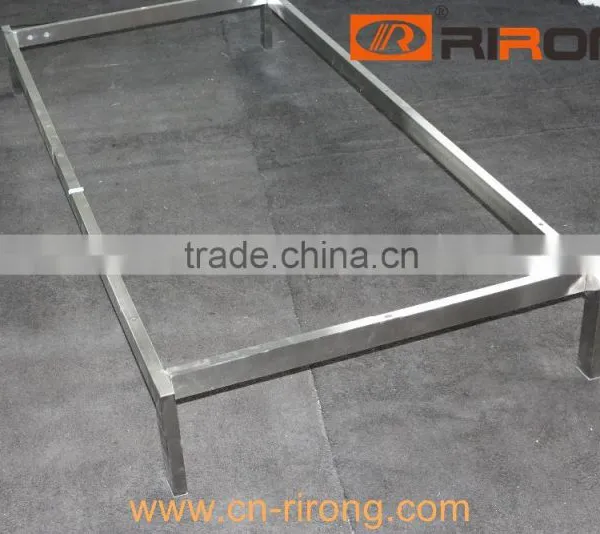 8039 Stainless Steel 3 Seat Office Sofa Metal Frame photo-2