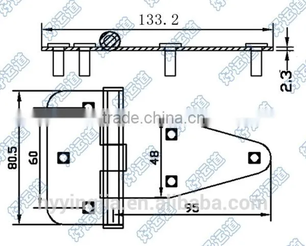 01214 Trailer Container Hinge photo-2