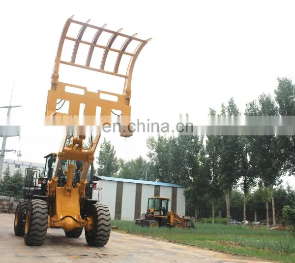 Promotion Heavy Duty 5 TON 655D Sugar Cane Grapple Front Loader Log Wood Grapple Loader With CE photo-3