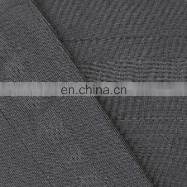 High Stretch Chinese Factory Price Jacket Cuff Jacket Ribbed Solid Rib Knit Fabric photo-2