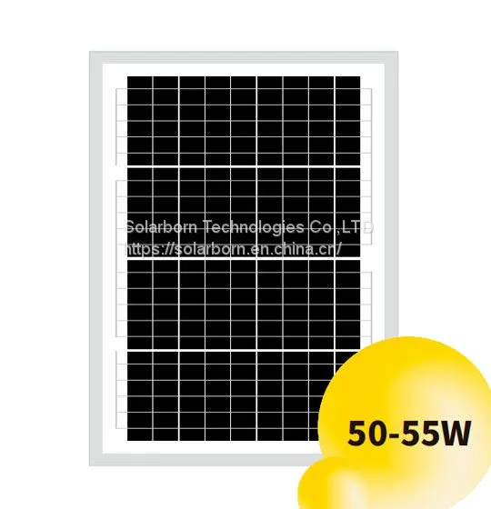 50W Poly Solar Panel With 36 Pieces Solar Cells