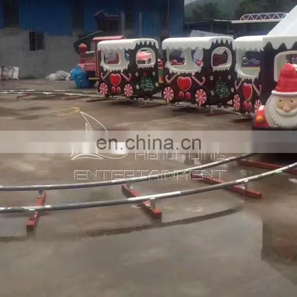 Amusement Park Kids Attractions Rides 14 Person Christmas Train photo-3