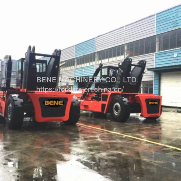 Chinese Container Reach Stacker Manufacturer vs Sany 45ton Container Lift Truck Hyster 45 Ton Container Stacker Price photo-2