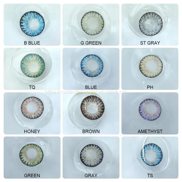OEM Natural Fresh Color Contact Lenses Prescription Wholesale Fashion Gray Contact Lens photo-2
