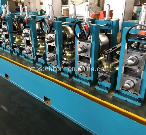 High Frequency Straight Seam Carbon Steel EMT Tube Pipe Welding Machine Line photo-4