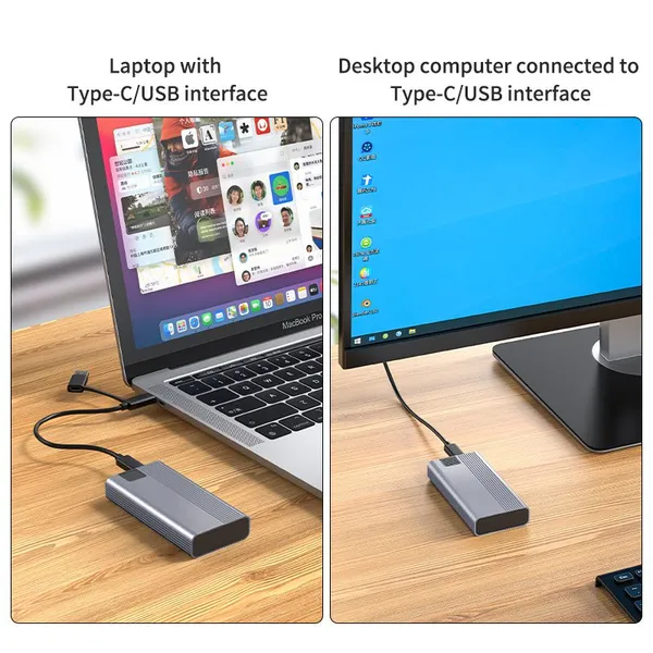 USB 3.2 20Gbps Portable M.2 SSD Enclosure photo-2