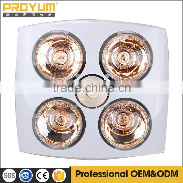 Ceiling Mounted Electric Golden Infrared Bathroom Heater Fan Heater Light 3 in 1 Quality Choice photo-2