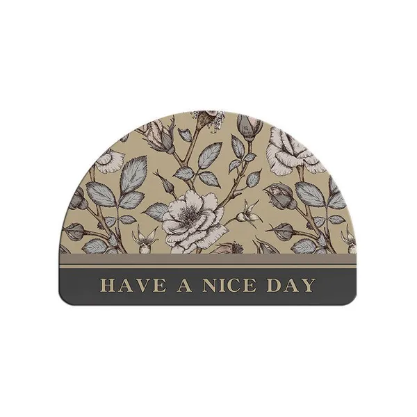 Sheenyoo Factory Wholesale Semi Circle Diatomite Stone Bath Mat photo-5
