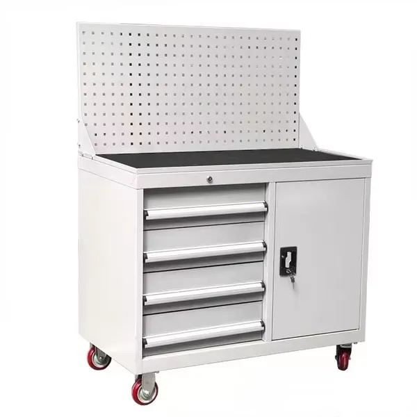 Steel Garage Workshop Metal Storage Tool Set Cabinet Trolley photo-4