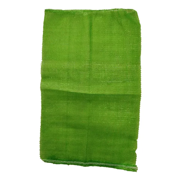 Light Green PP Woven Leno Mesh Bag With Drawstring for Vegetable and Fruits Packing photo-2