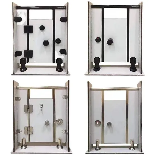 Sanitary Partition Boards in Sanjiao, Zhongshan; Installation Effect Pictures of Public Toilet Partitions in Huangpu photo-5