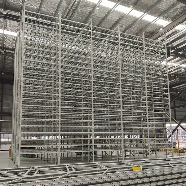 Estanterías de almacenamiento de gran capacidad para sistemas robóticos en almacenes - Construcción de metal