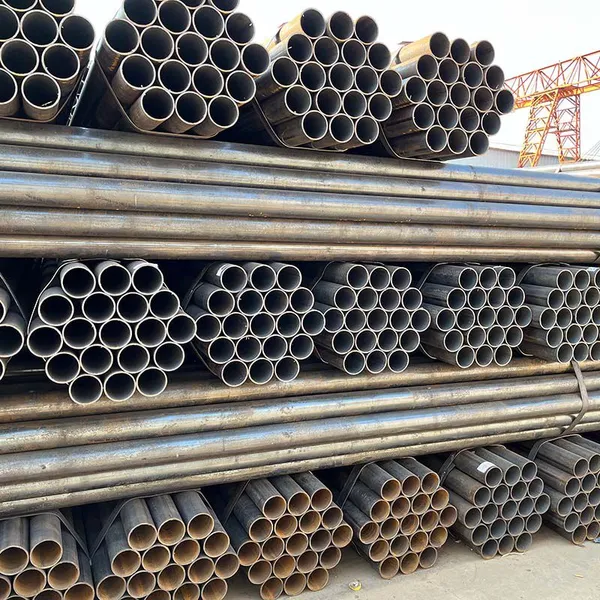 Mild Steel Tube Round Steel Pipe EN10219 S355J0H ERW Steel Pipe Hollow Sections Material for Bridge photo-2