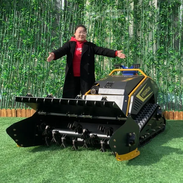 Vigorun Tech MTSK1000 Tank Mower Versatile Power Platform  Remote Control Wireless Remote Control Lawn Mower