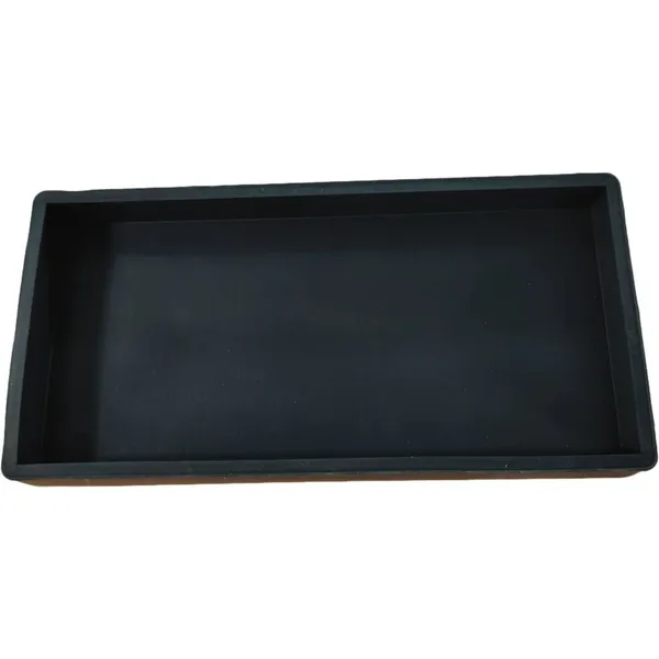 Silicone Vanity Tray Bathroom Organizer Countertop Dresser Tray for Jewelry Rings Keys Cosmetics Kitchen Sink Tray Sponge Holder photo-5