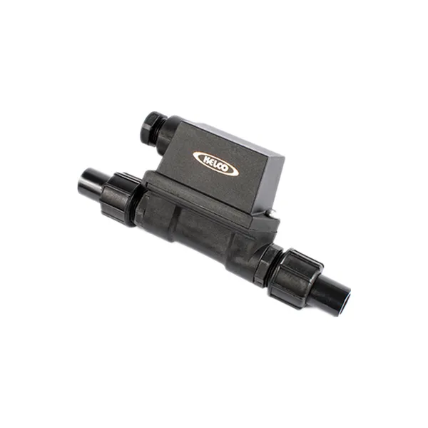 KELCO P20 Corrosion Resistant Inline Flow Switch No Metal Wetted Parts 18 Bar Reed or 740 W Triac Modules for Aggressive Liquids