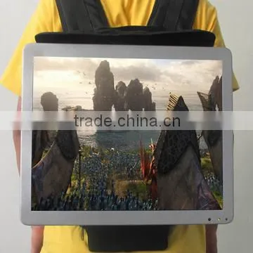 19 Inch Backpack Indoor Application and Tft Type Digital Signage Display/ Backpack 3g Android Wireless Led Advertising Play photo-3