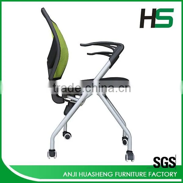 Modern Color Customized Mesh Folding Task Chair With Wheels photo-3