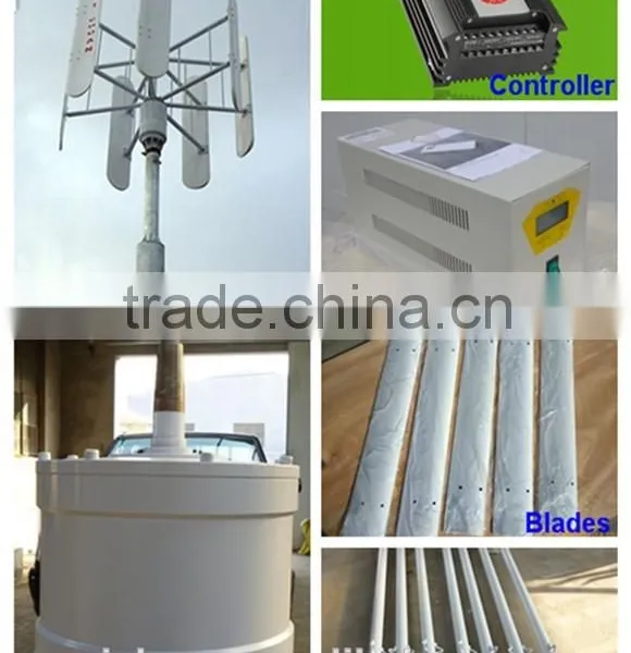 Hot Sale!!! 2015 Newest 30kw/30000w Vertical Axis Wind Turbine Generator for Sale photo-4
