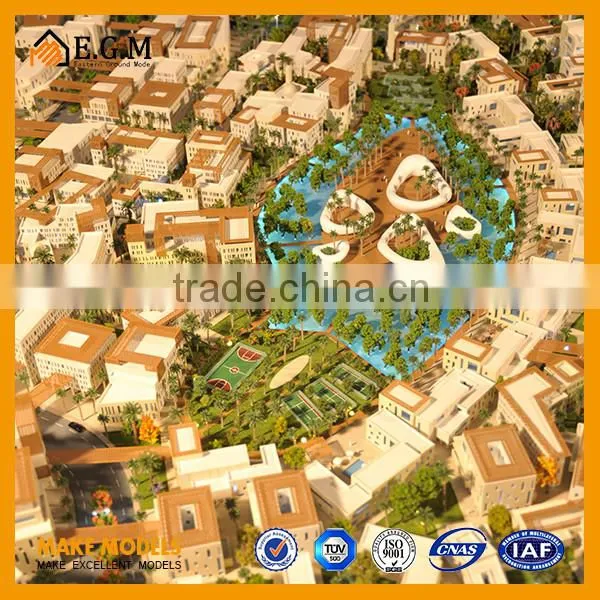 1: 500 Arabtec Reem Island Master Plan Sand Table With Led Light photo-3