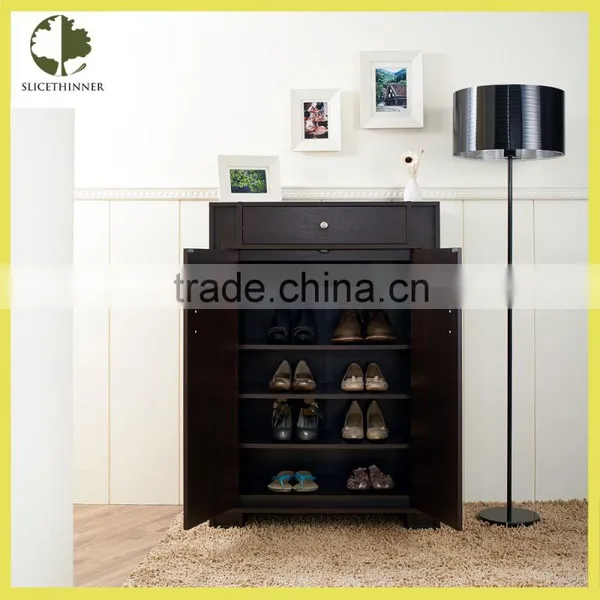 Warm Minimalist Style Shoe Cabinet photo-2