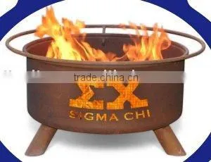 Sigma Chi patio round fire pits set