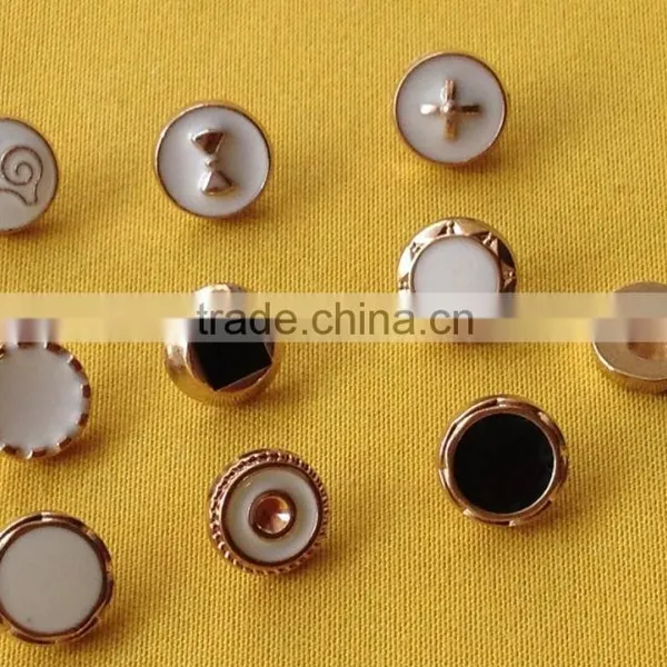 New Arrive Enamelled Metal Shank Button For Sweater Wear --- M1875 photo-3