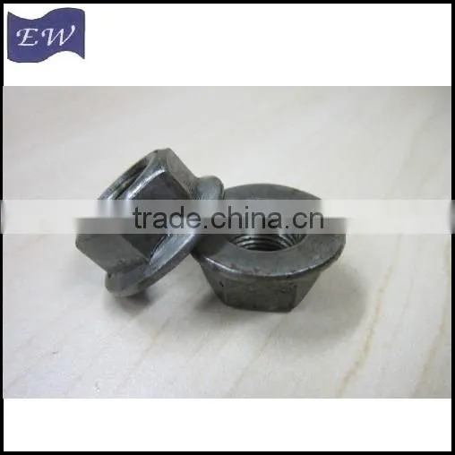 1/2"-20 Hex Flange Nuts, Serrated-UNF on Stock photo-2