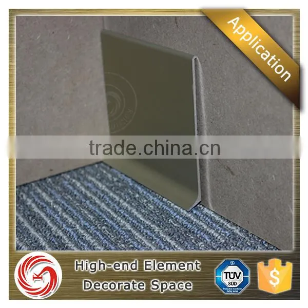 Aluminum Profile Aluminium Skirting Board Outer Corner Inner Corner Skirting Board With End Caps photo-6