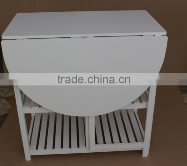 White Foldable Kitchen Table photo-5