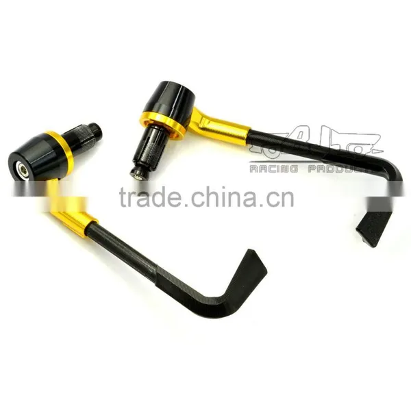 BJ-LG-003 High Quality Gold 7/8" 22mm CNC Bent Motorcycle Brake Lever Guard photo-3