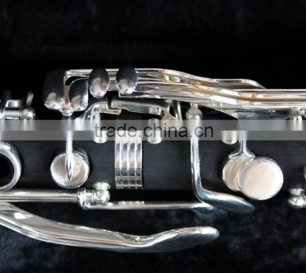 High Grade Imitated Wood Body Alto Clarinet Silver Plated Keys photo-5