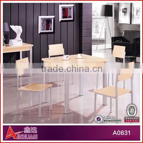 B0828 Dining Room Furniture / Square Dining Table With 4 Chairs / New Classic Wooden Dining Room Set photo-4