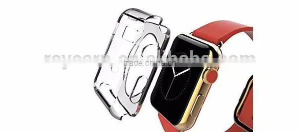 Hot Selling Soft Tpu Cell Phone 38mm 42mm Transparent Back Case For Apple Watch photo-4