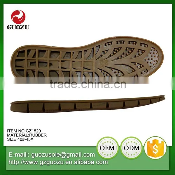 Sole Type Men Mocassin Shoe Sole Rubber Outsole for Sale photo-2