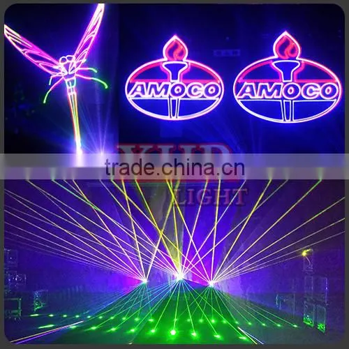 5W Multicolor Professional Laser Stage Laser Lighting,Indoor Outdoor Laser Discoteca Text Logo Projector photo-4