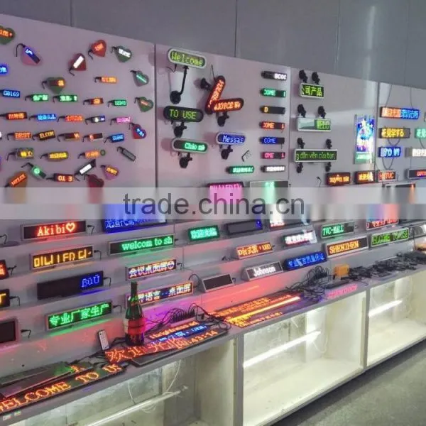 B721 White 12v Led Name Card Badge,led Car Mini Led Display,car Message Sign photo-5