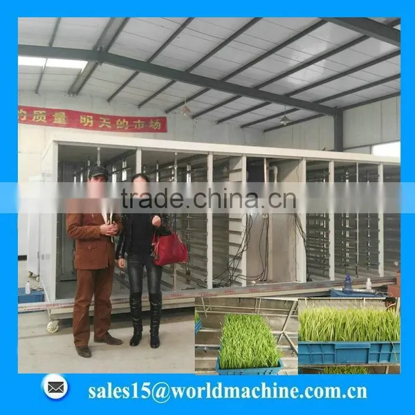 WHIR Saudi Arabia With SASO Certificate Greenhouses Hydroponics for Growing Fodder Barley Grass photo-4