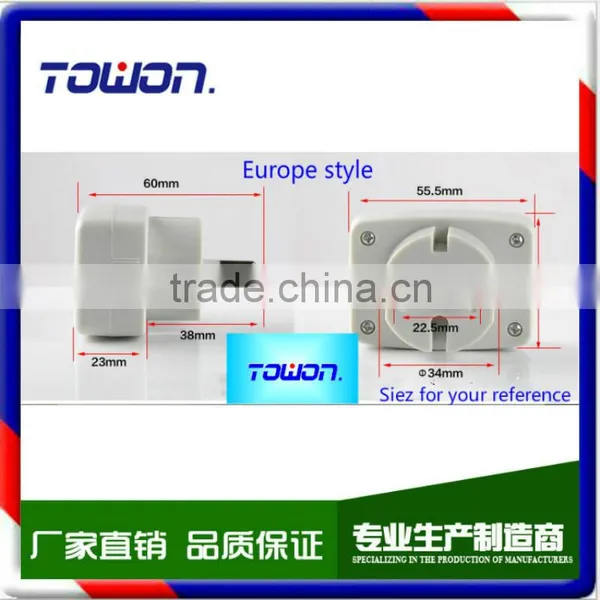 DM55-1 LCD AC Digital Voltage Meter Voltmeter 80-300V Switch EURO 2 Round Plug Volt Power Monitor AC Panle Meter Blue Backlight photo-3