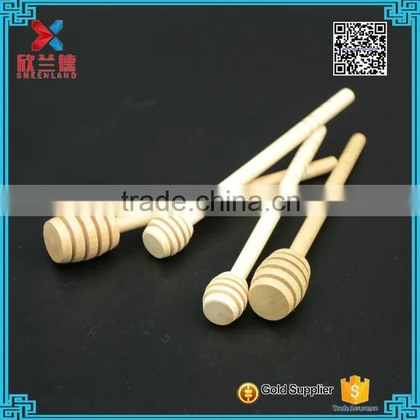 Long Handle Beech Wood Honey Dipper Stirring Rod Wooden Muddler Honey Stick photo-6