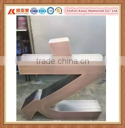 Customized Aluminum Decoration Letter Sculptures From China Factory photo-3